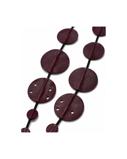 Wine Balance Leather Accessory Sleek geometry, effortless stability.