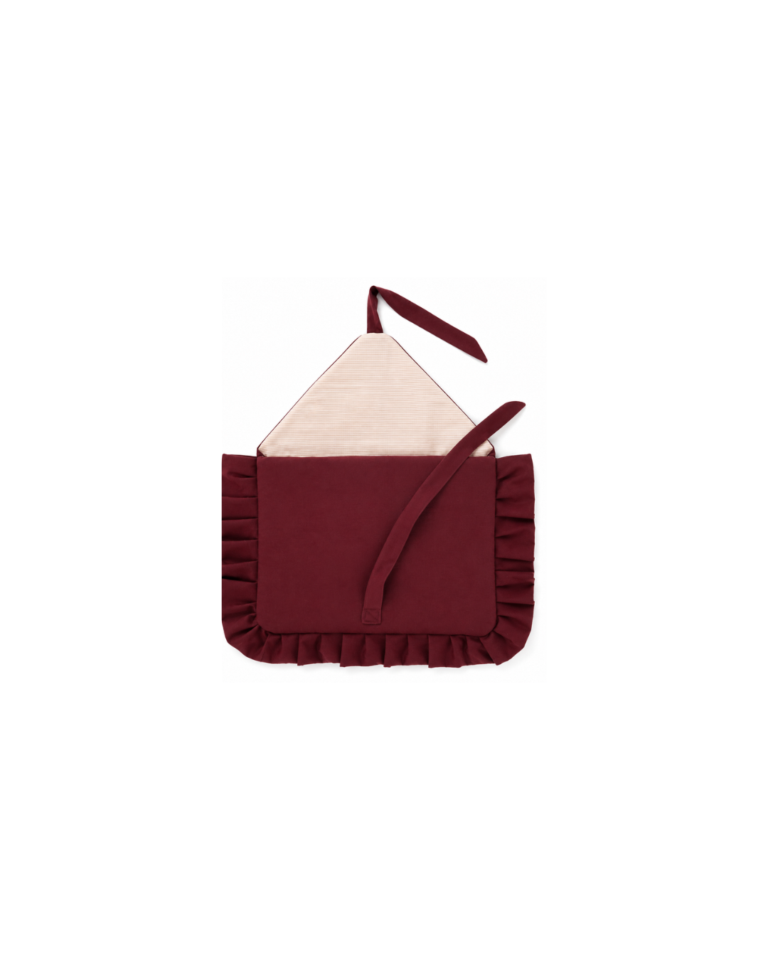 Ruffled Burgundy Laptop Case