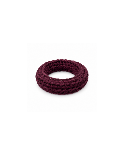 Burgundy Woven Cotton Bracelet