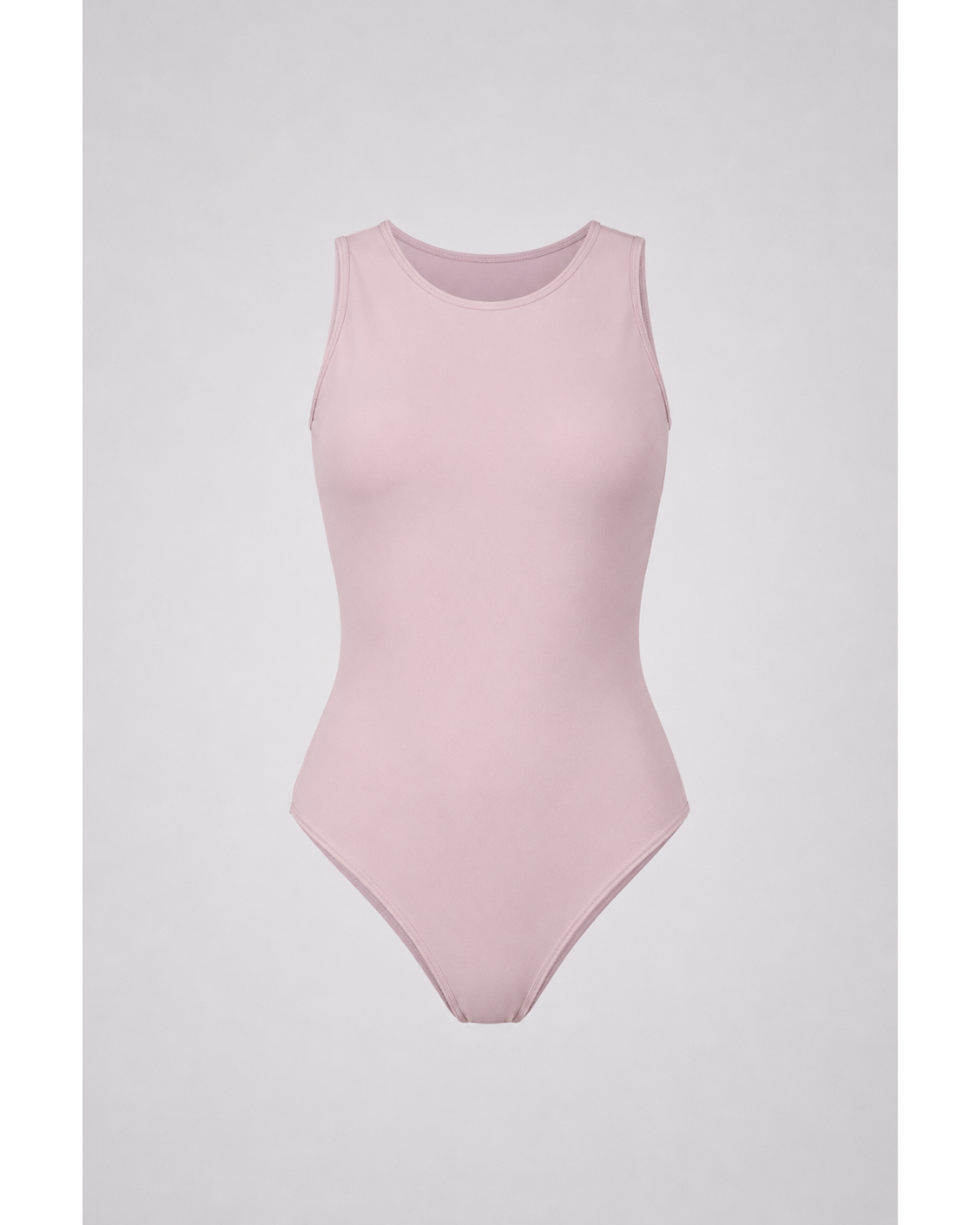 PINK HALTER BODYSUIT — Cutout Back