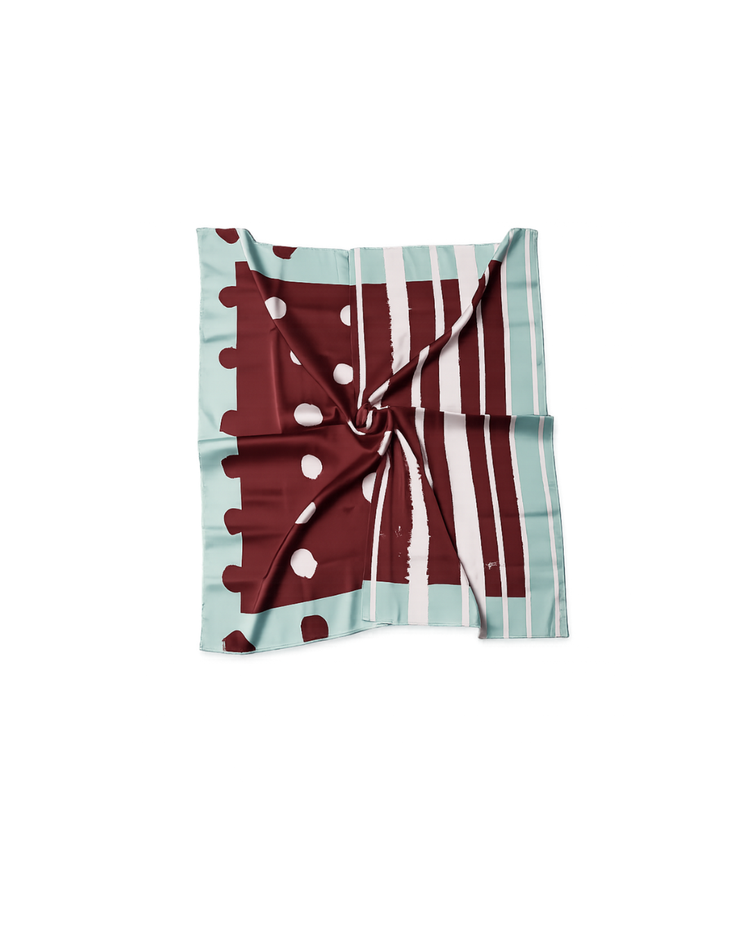 Blue & Burgundy Signature Scarf