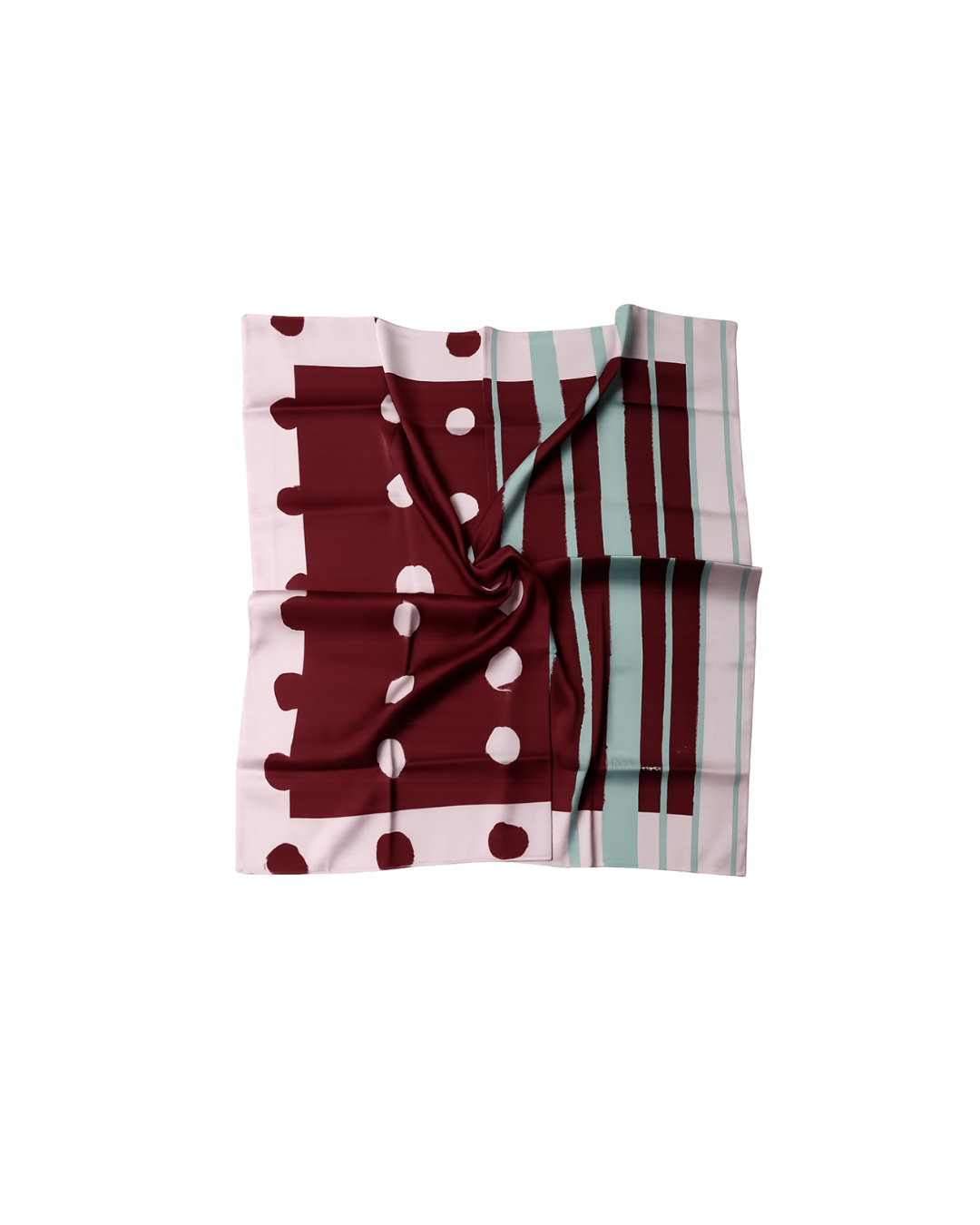 Burgundy Min Taqun Tegh Signature Scarf