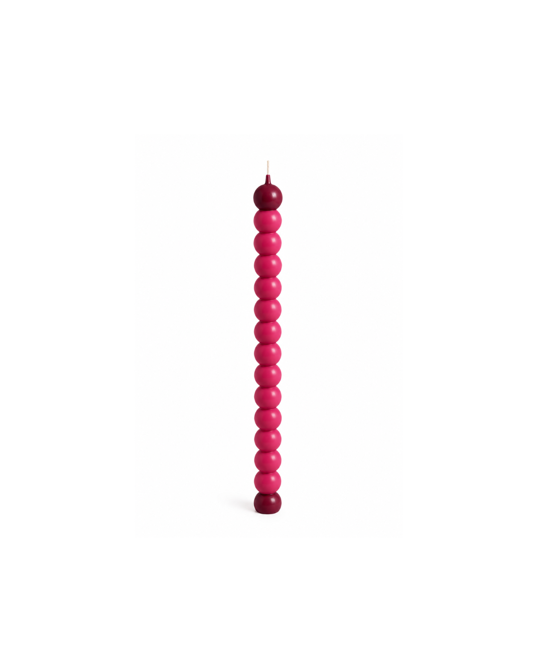 Beaded Pillar Candle – Modern Sculptural Décor Candle