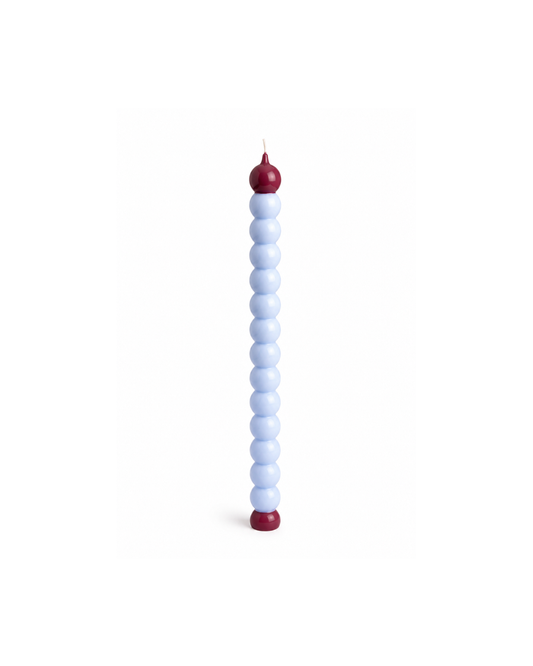 Beaded Pillar Candle – Modern Sculptural Décor Candle