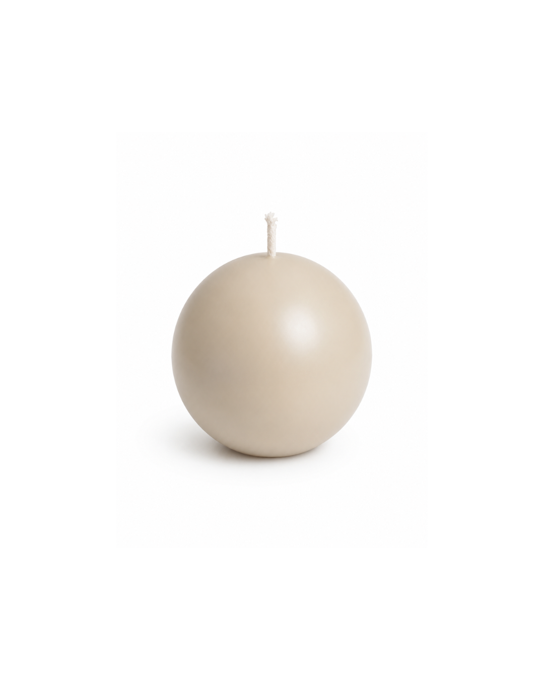 Sphere Ball Candle – Modern Sculptural Décor Candlev