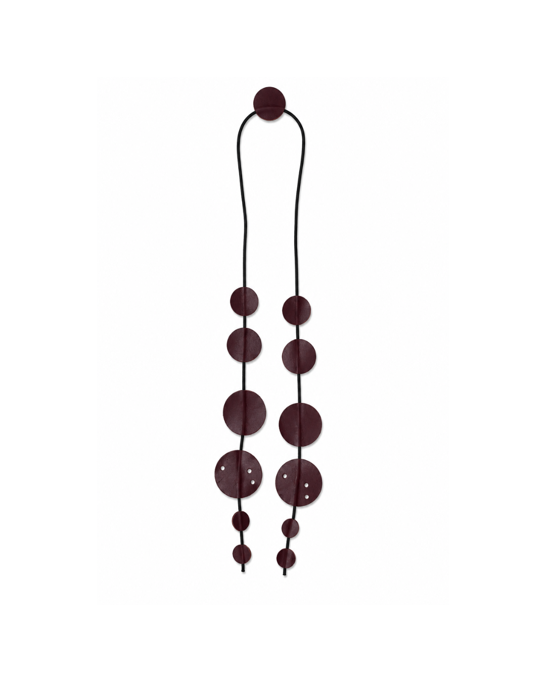 Wine Balance Leather Accessory Sleek geometry, effortless stability.