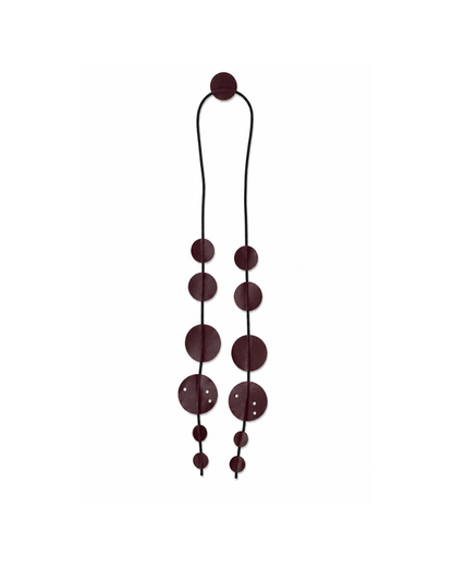 Wine Balance Leather Accessory Sleek geometry, effortless stability.