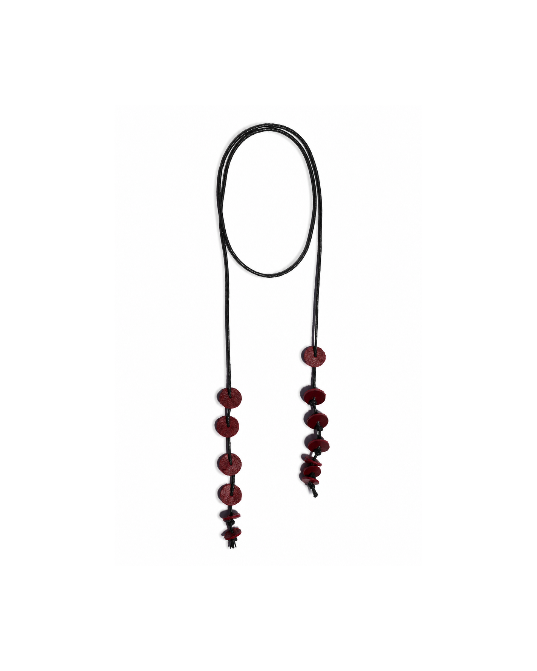 Wine Whisper Leather Accessory Delicate geometry, lightweight versatility.
