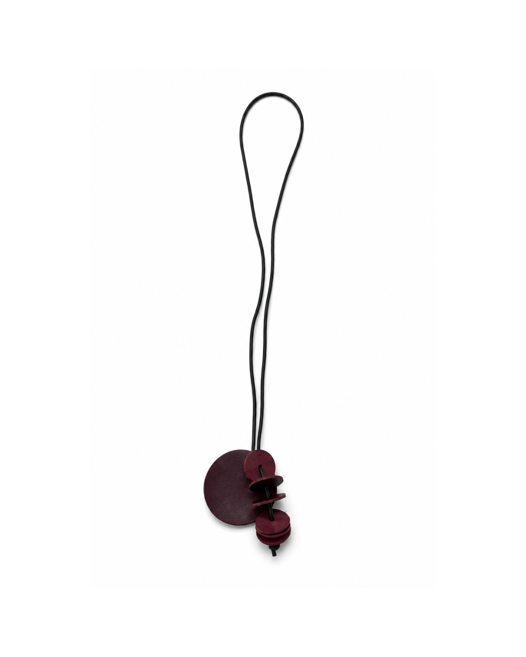 Wine Motion Leather Accessory Sleek geometry, fluid transformation.