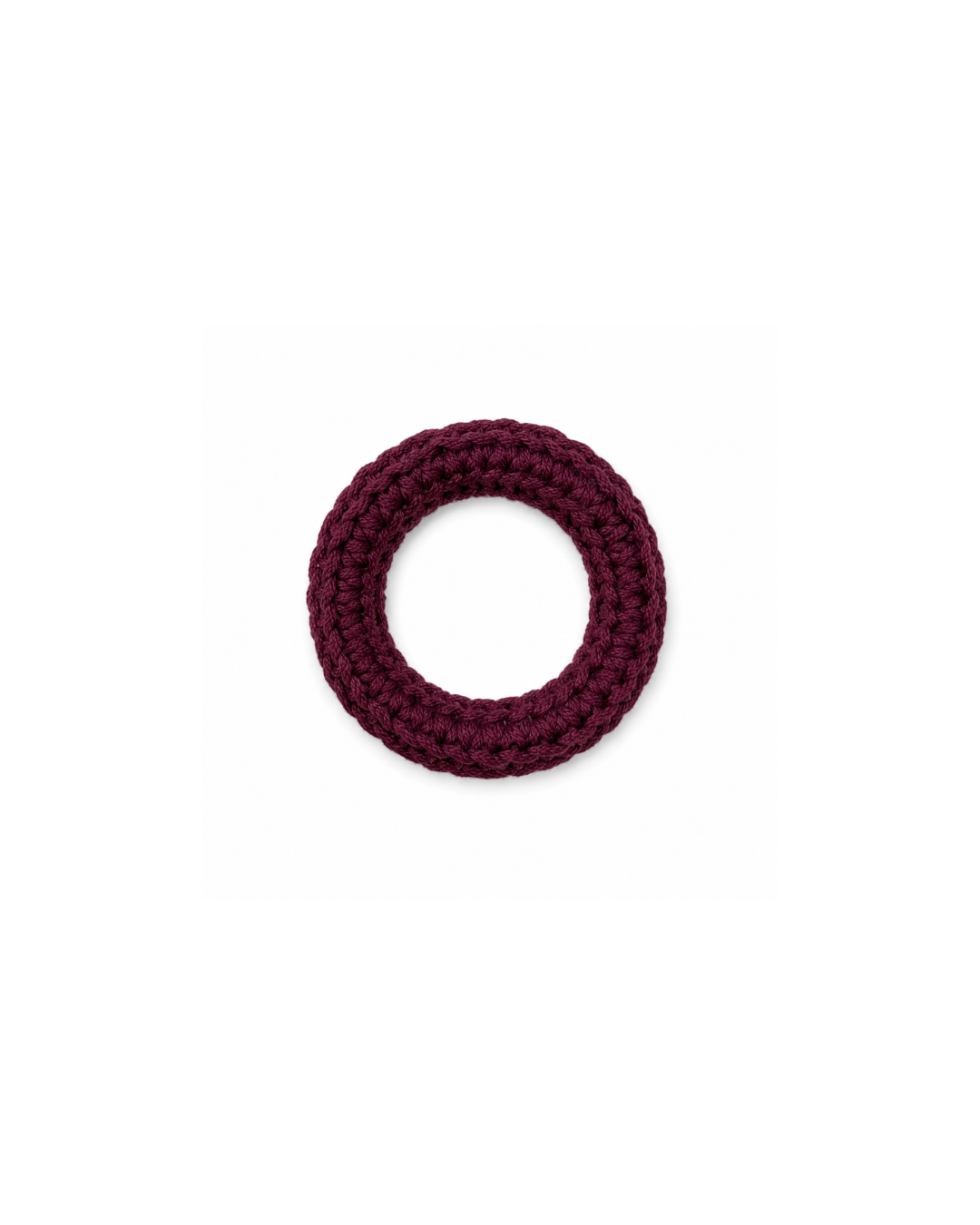 Burgundy Woven Cotton Bracelet