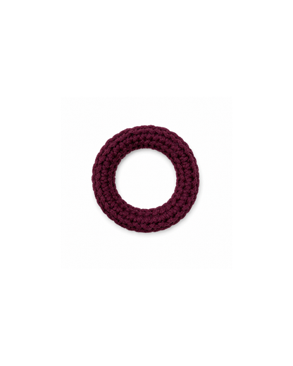 Burgundy Woven Cotton Bracelet