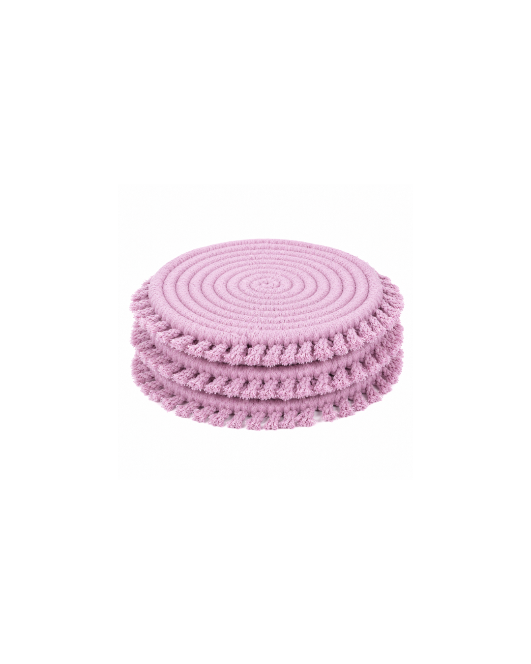 Premium Handwoven Macramé Cup coaster 3-piece set 12cm